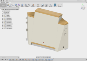 Screen Shot of Design in Fusion 360